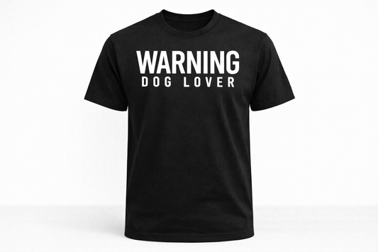 WARNING DOG LOVER Signature Tee (Pre-Order ONLY)